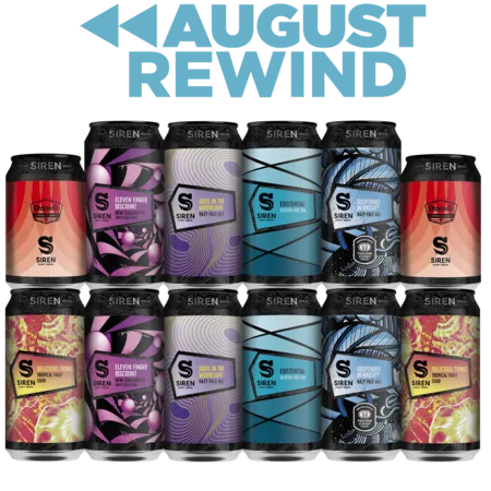 August Rewind Box Mixed Case | 4% - 7.4% | Mixed Vol. - Siren