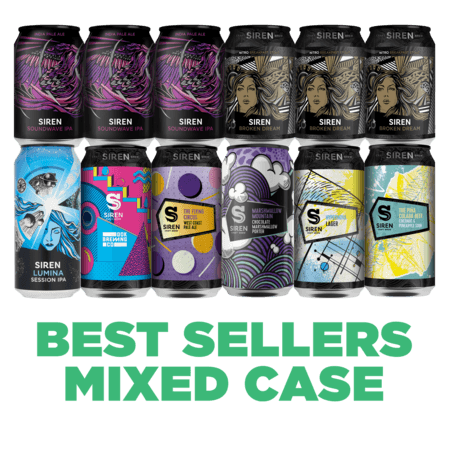 Best Sellers Best Selling Beers | 3.8% - 6.5% | 6 x 330ml, 6 x 440ml - Siren