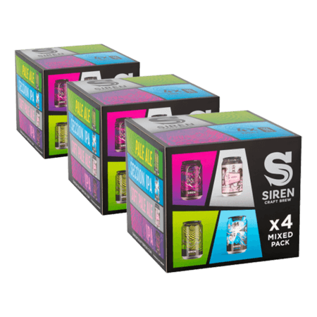 Pale For Days Fridge Pack - Set of 3 Fridge Packs | 3.4% - 5.6% | 12 x 330ml - Siren