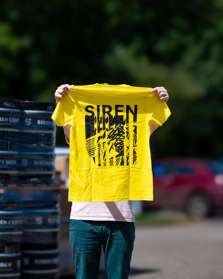 Siren Illusion Short Sleeve T-Shirt - Yellow