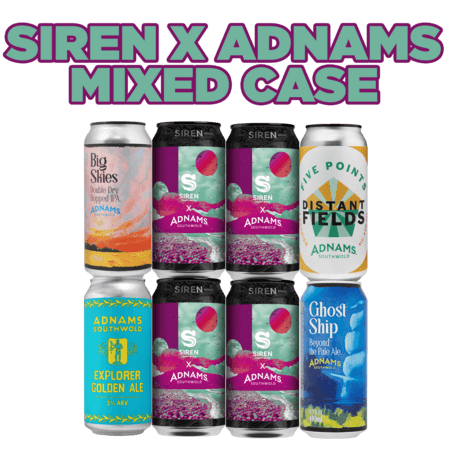 Siren x Adnams Mixed Case Guest Beer Box | 4.5% - 6.7% | 8 x 440ml - Siren