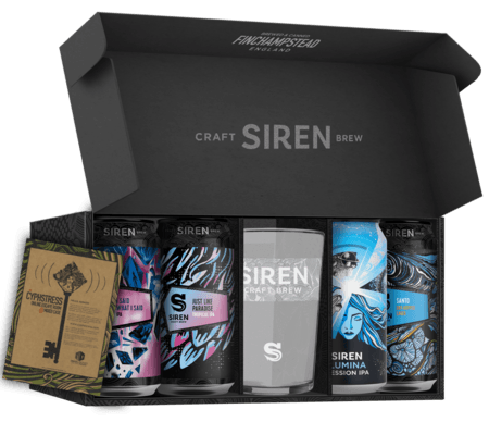 The Cyphstress Gift Box Online Escape Room | 4.2% - 6% | 440ml - Siren