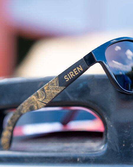 Wooden Etched Sunglasses